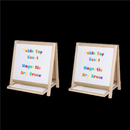Flipside Flipside Products 19306 Double Sided Magnetic Table Top Easel 19306